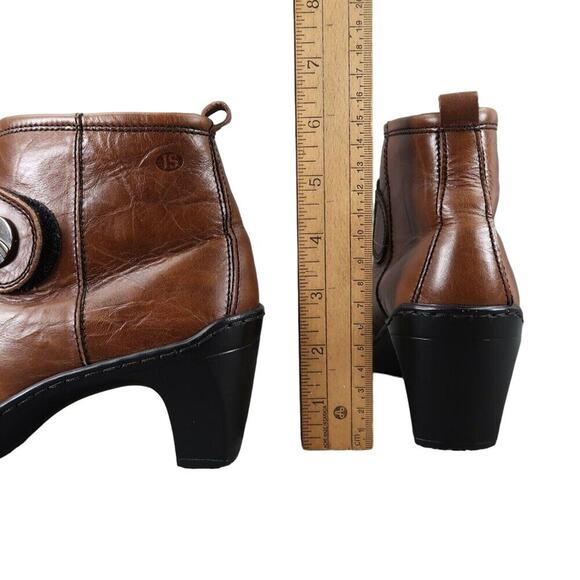 Josef Seibel Shoes Womens 37 Booties Fashion Classic Calla Leather Strap Slouchy - Picture 7 of 16